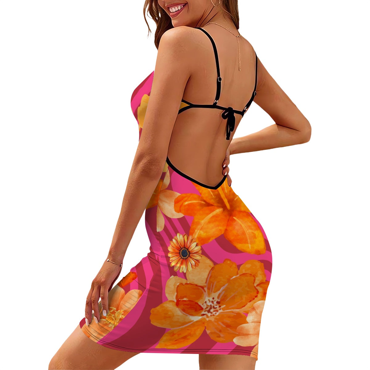 Hibiscus Heatwave Bodycon Dress